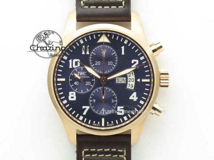 MIROTIME 0305 Pilot Chrono 377721 “Le Petit Prince” SS ZF 1:1 Best Edition on Brown Leather Strap A Snug 7180